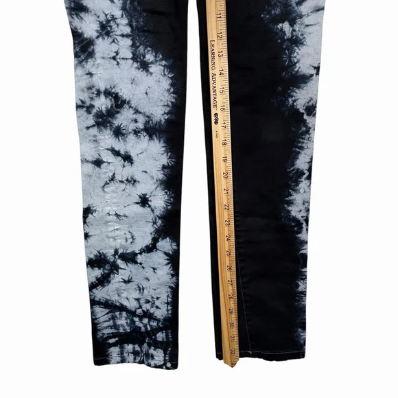 Vintage London Jean Stretch Cotton Pants Midnight Tie Dye Sides Size 0 - Picture 9 of 9